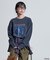 【DISNEY FANTASIA】 箔フロントプリント 長袖Tシャツ