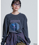 【DISNEY FANTASIA】 箔フロントプリント 長袖Tシャツ