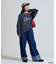 【DISNEY FANTASIA】 ボックスカラーフロントプリント長袖Tシャツ