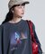 【DISNEY FANTASIA】 ボックスカラーフロントプリント長袖Tシャツ