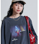 【DISNEY FANTASIA】 ボックスカラーフロントプリント長袖Tシャツ
