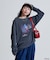 【DISNEY FANTASIA】 ボックスカラーフロントプリント長袖Tシャツ