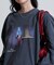 【DISNEY FANTASIA】 ボックスカラーフロントプリント長袖Tシャツ