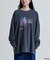 【DISNEY FANTASIA】 ボックスカラーフロントプリント長袖Tシャツ