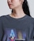 【DISNEY FANTASIA】 ボックスカラーフロントプリント長袖Tシャツ