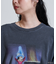 【DISNEY FANTASIA】 ボックスカラーフロントプリント長袖Tシャツ