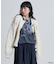 【DISNEY FANTASIA】 ボックス モノクロフロント プリント長袖Tシャツ