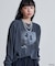 【DISNEY FANTASIA】 ボックス モノクロフロント プリント長袖Tシャツ
