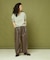 レザレット イージー タックパンツ