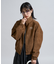 別注 LEATHERETTE STAND COLLAR  BLOUSON