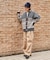 ウォッシュ加工 イージーチノパンツ