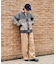 ウォッシュ加工 イージーチノパンツ