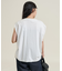 チュールドッキング フォトプリント ノースリーブTシャツ
