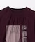 チュールドッキング フォトプリント ノースリーブTシャツ