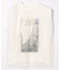 チュールドッキング フォトプリント ノースリーブTシャツ
