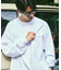 9オンス Heavyweight ビッグシルエット クルーネック ロングスリーブTシャツ/ヘビーウェイト / ロンTEE 【限定展開】