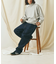 Relax Fit リラックスフィット スウェットライク タートルネックニット 【限定展開】