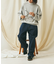 Relax Fit リラックスフィット スウェットライク タートルネックニット 【限定展開】