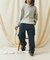 Relax Fit リラックスフィット スウェットライク タートルネックニット 【限定展開】