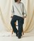 Relax Fit リラックスフィット スウェットライク タートルネックニット 【限定展開】