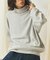 Relax Fit リラックスフィット スウェットライク タートルネックニット 【限定展開】