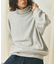 Relax Fit リラックスフィット スウェットライク タートルネックニット 【限定展開】