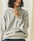 Relax Fit リラックスフィット スウェットライク タートルネックニット 【限定展開】