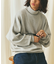 Relax Fit リラックスフィット スウェットライク タートルネックニット 【限定展開】