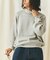 Relax Fit リラックスフィット スウェットライク タートルネックニット 【限定展開】