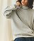 Relax Fit リラックスフィット スウェットライク タートルネックニット 【限定展開】