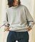 Relax Fit リラックスフィット スウェットライク タートルネックニット 【限定展開】