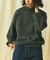 Relax Fit リラックスフィット スウェットライク タートルネックニット 【限定展開】