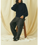 Relax Fit リラックスフィット スウェットライク タートルネックニット 【限定展開】