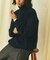 Relax Fit リラックスフィット スウェットライク タートルネックニット 【限定展開】