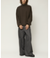 Relax Fit リラックスフィット スウェットライク タートルネックニット 【限定展開】
