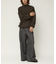 Relax Fit リラックスフィット スウェットライク タートルネックニット 【限定展開】