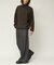 Relax Fit リラックスフィット スウェットライク タートルネックニット 【限定展開】
