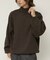 Relax Fit リラックスフィット スウェットライク タートルネックニット 【限定展開】