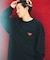 別注 ECO HYBRID LOGO LS TEE 別注エコハイブリッド ルーズフィット ポケットロングスリーブTシャツ
