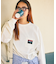 別注 ECO HYBRID LOGO LS TEE 別注エコハイブリッド ルーズフィット ポケットロングスリーブTシャツ