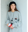 別注 ECO HYBRID LOGO LS TEE 別注エコハイブリッド ルーズフィット ポケットロングスリーブTシャツ