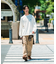 Columbia×FREAK'S STORE 別注 インペリアルパーク バックプリント ロングスリーブTシャツ 【限定展開】