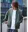 リラックスフィット ナイロン フリース リバーシブル MA-1/ジップアップブルゾン 【限定展開】