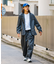 Relax Fit リラックスフィット ツイル セットアップ / テーラードジャケット / ワイドパンツ 【限定展開】