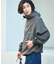 ビッグシルエット ナイロンフーディージャケット / ジップブルゾン 【限定展開】
