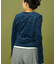 メッシュ ベロア トップス
