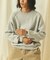 Relax Fit リラックスフィット スウェットライク クルーネック ニット 【限定展開】