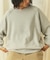 Relax Fit リラックスフィット スウェットライク クルーネック ニット 【限定展開】