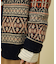 ウール チロリアンニットカーディガン
