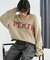 メランジ Vネックロゴニット【限定展開】